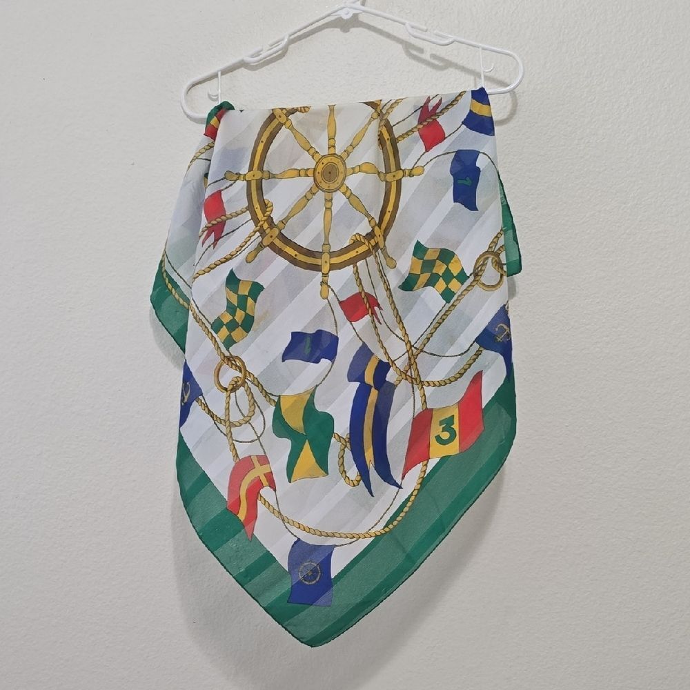 Nautical Themed Wall Decor with Gold and Green Accents